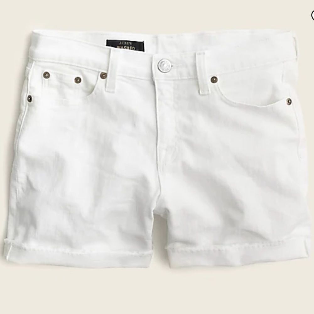 J. Crew Denim short in white Item A5225*